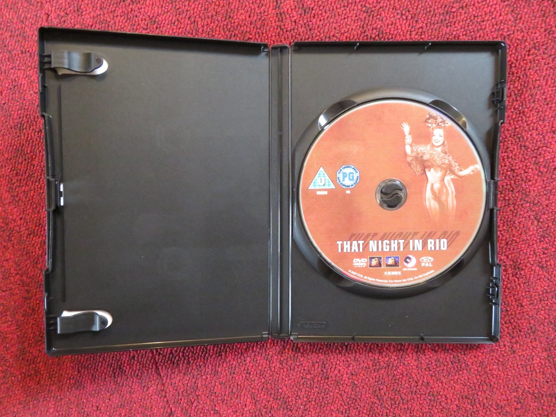 THAT NIGHT IN RIO (DVD) ALICE FAYE DON AMECHE CARMEN MIRANDA 1941 REGION 2 Rendezvous Cinema Movie posters