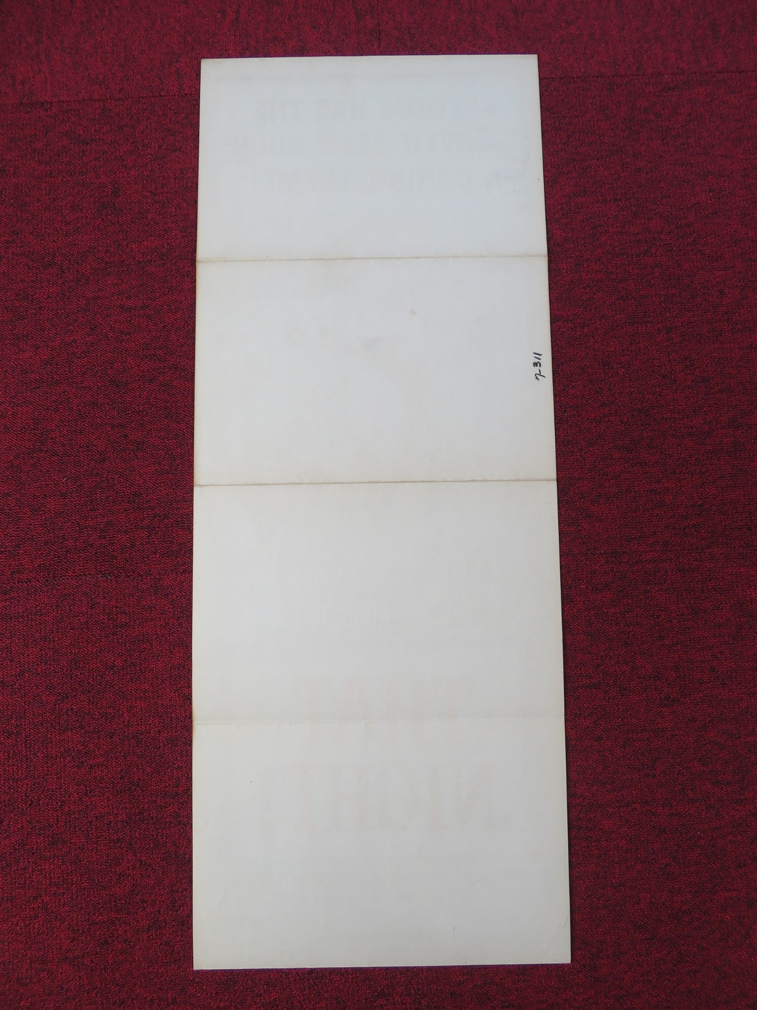 THAT NIGHT! US INSERT POSTER JOHN BEAL AUGUSTA DABNEY 1957 Rendezvous Cinema Movie posters