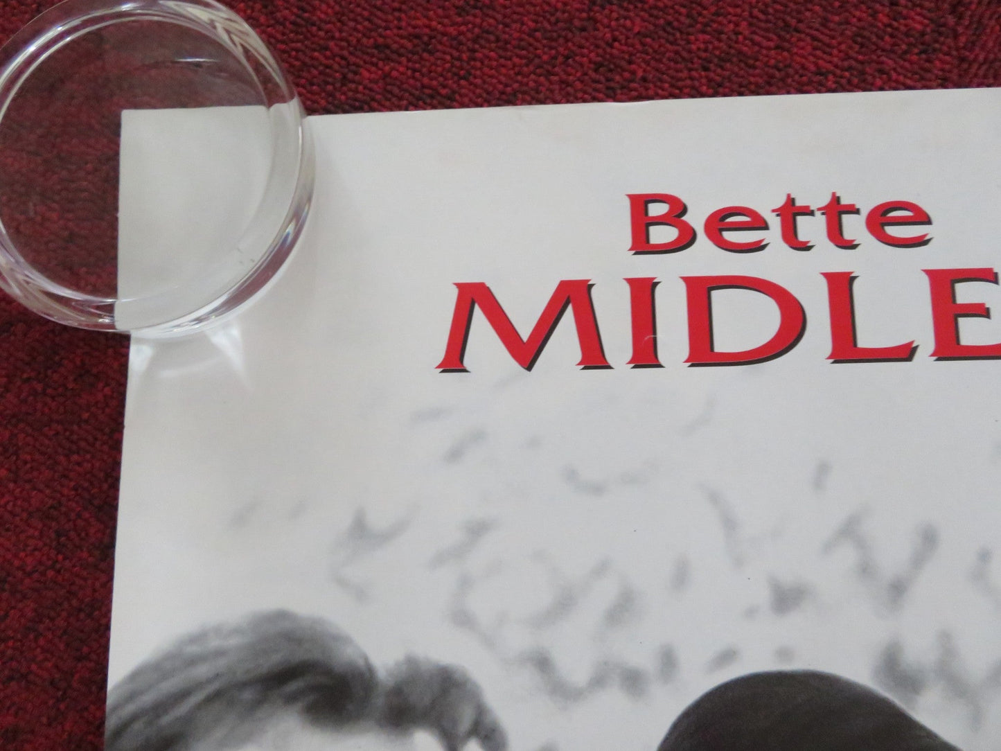 THAT OLD FEELING UK QUAD ROLLED POSTER BETTE MIDLER DENNIS FARINA 1997 Rendezvous Cinema Movie posters