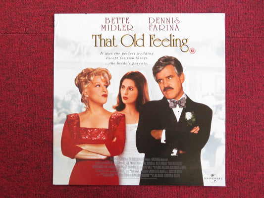 THAT OLD FEELING VHS VIDEO POSTER BETTE MIDLER DENNIS FARINA 1997 Rendezvous Cinema Movie posters