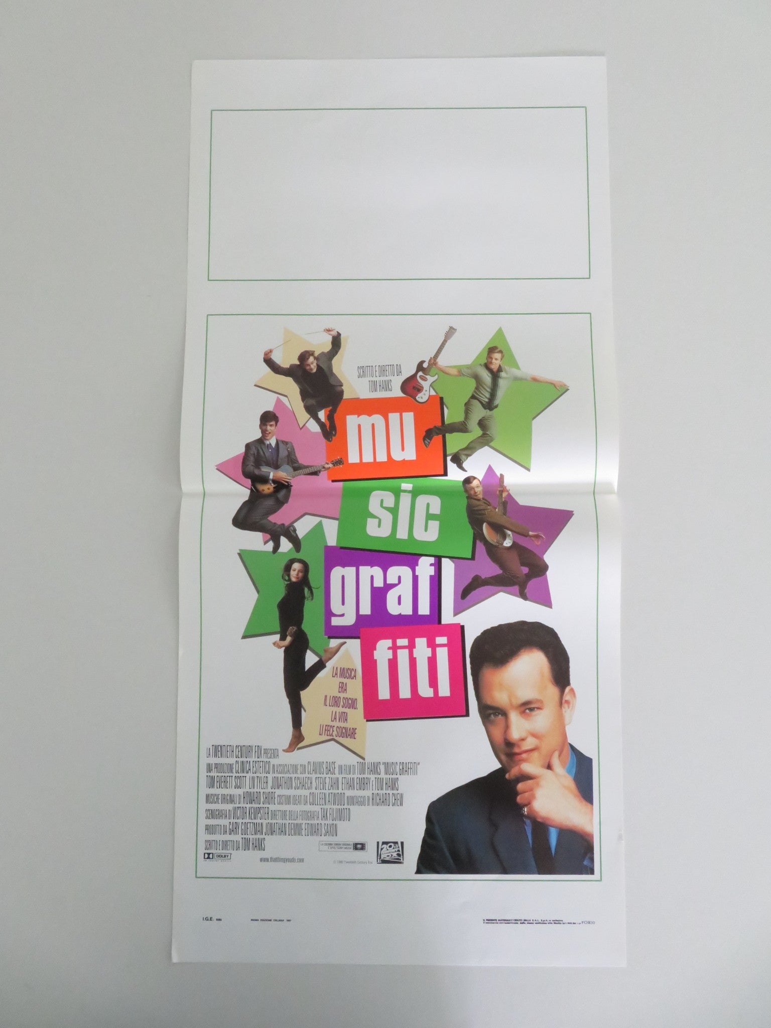 THAT THING YOU DO ITALIAN LOCANDINA POSTER TOM HANKS LIV TYLER 1996 Movie posters