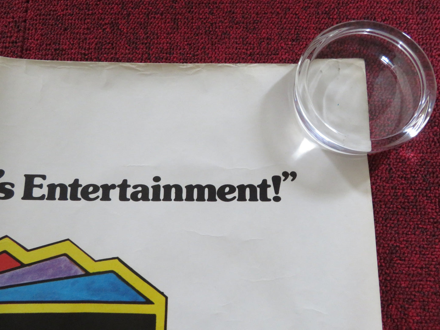 THAT'S ENTERTAINMENT, PART II UK QUAD ROLLED POSTER FRED ASTAIRE GENE KELLY 1976 Rendezvous Cinema Movie posters