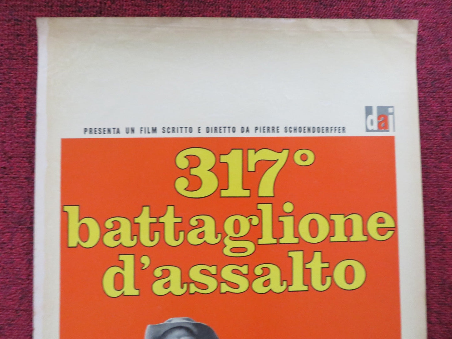 THE 317TH PLATOON ITALIAN LOCANDINA POSTER JACQUES PERRIN BRUNO CREMER 1965 Rendezvous Cinema Movie posters
