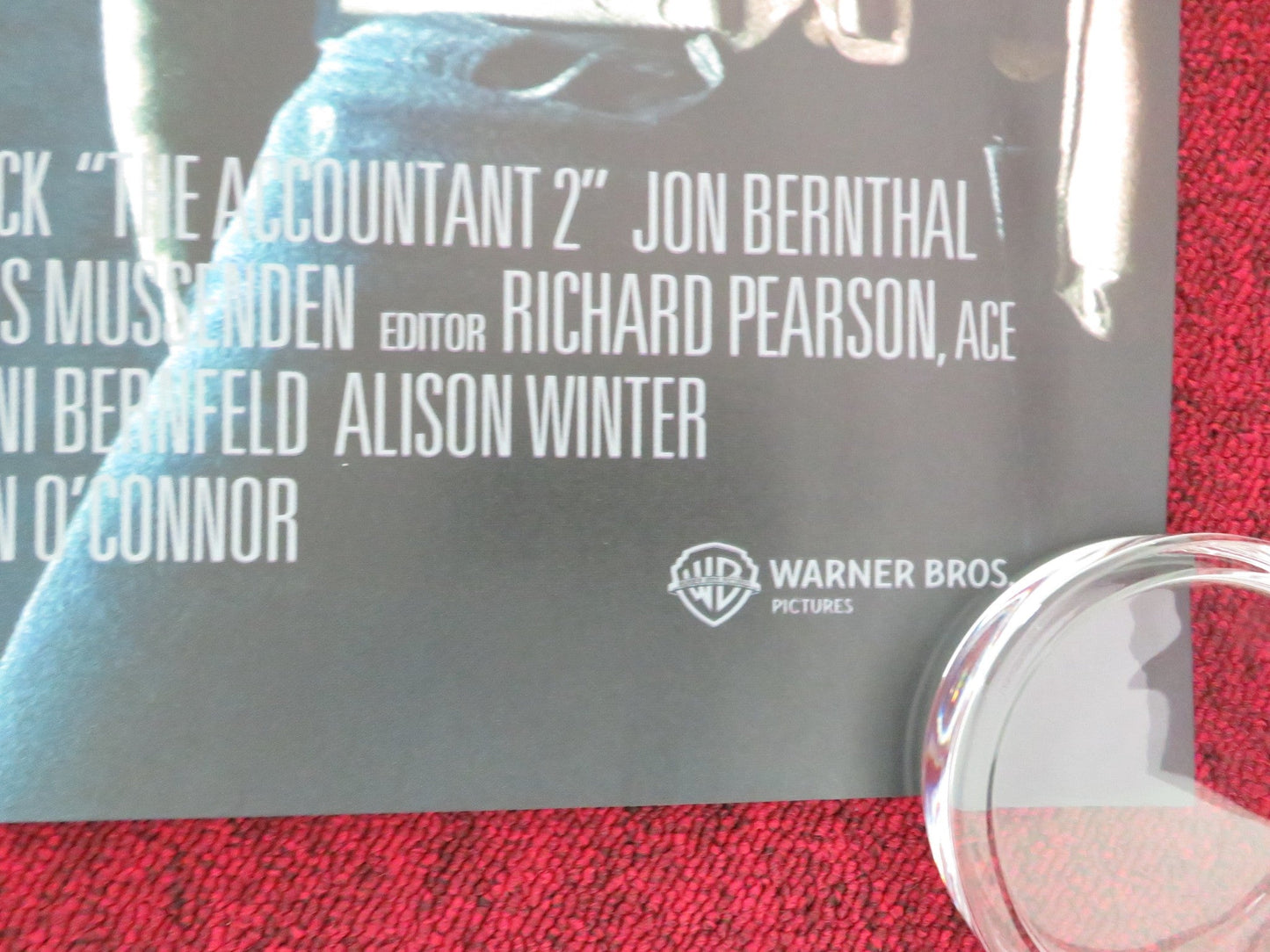 THE ACCOUNTANT 2 UK QUAD ROLLED POSTER BEN AFFLECK JON BERNTHAL 2025 Movie posters