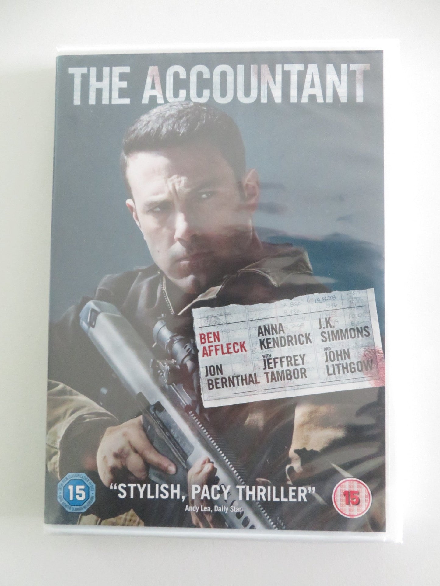 The Accountant (DVD) Ben Affleck Anna Kendrick 2016 Region 2 Movie posters