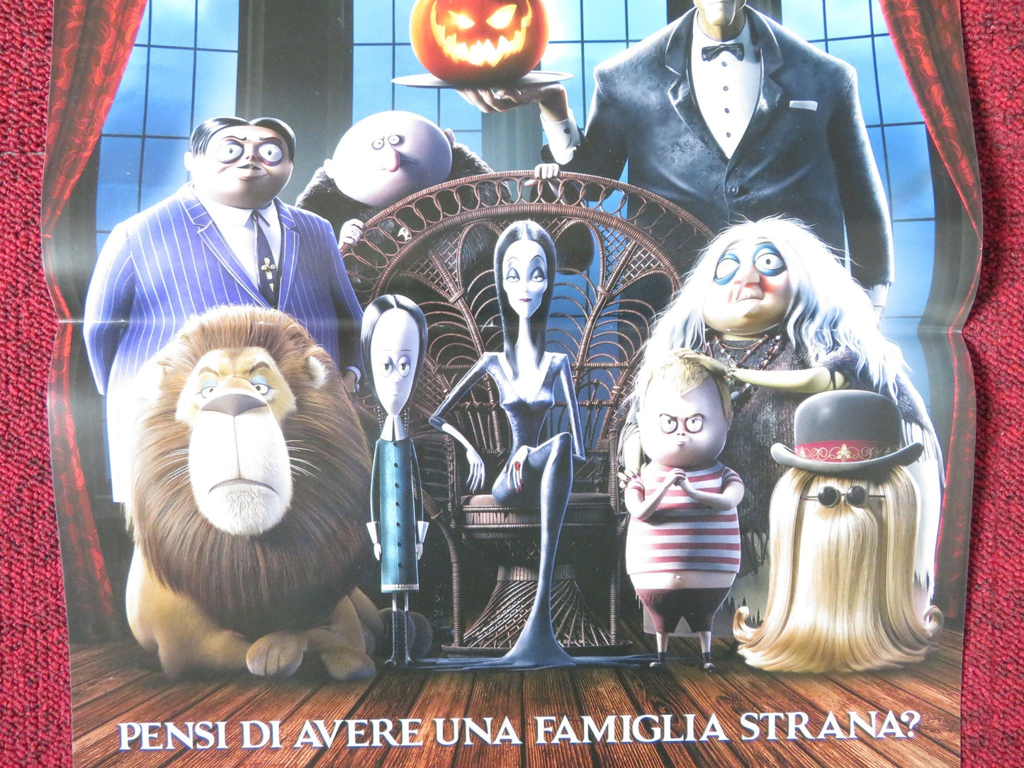 THE ADDAMS FAMILY ITALIAN LOCANDINA POSTER OSCAR ISAAC CHARLIZE THERON 2019 Rendezvous Cinema Movie posters