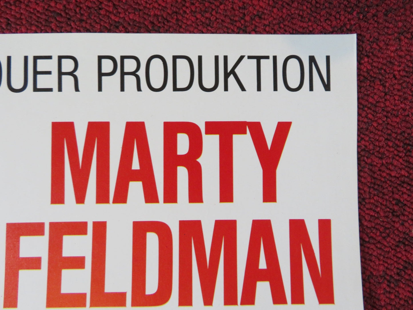 THE ADVENTURE OF SHERLOCK HOLMES' SMARTER BROTHER GERMAN A1 POSTER FOLDED 1976 Rendezvous Cinema Movie posters