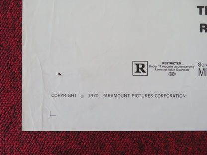 THE ADVENTURERS - B FOLDED US ONE SHEET POSTER ERNEST BORGNINE C. BERGEN 1970 Movie posters