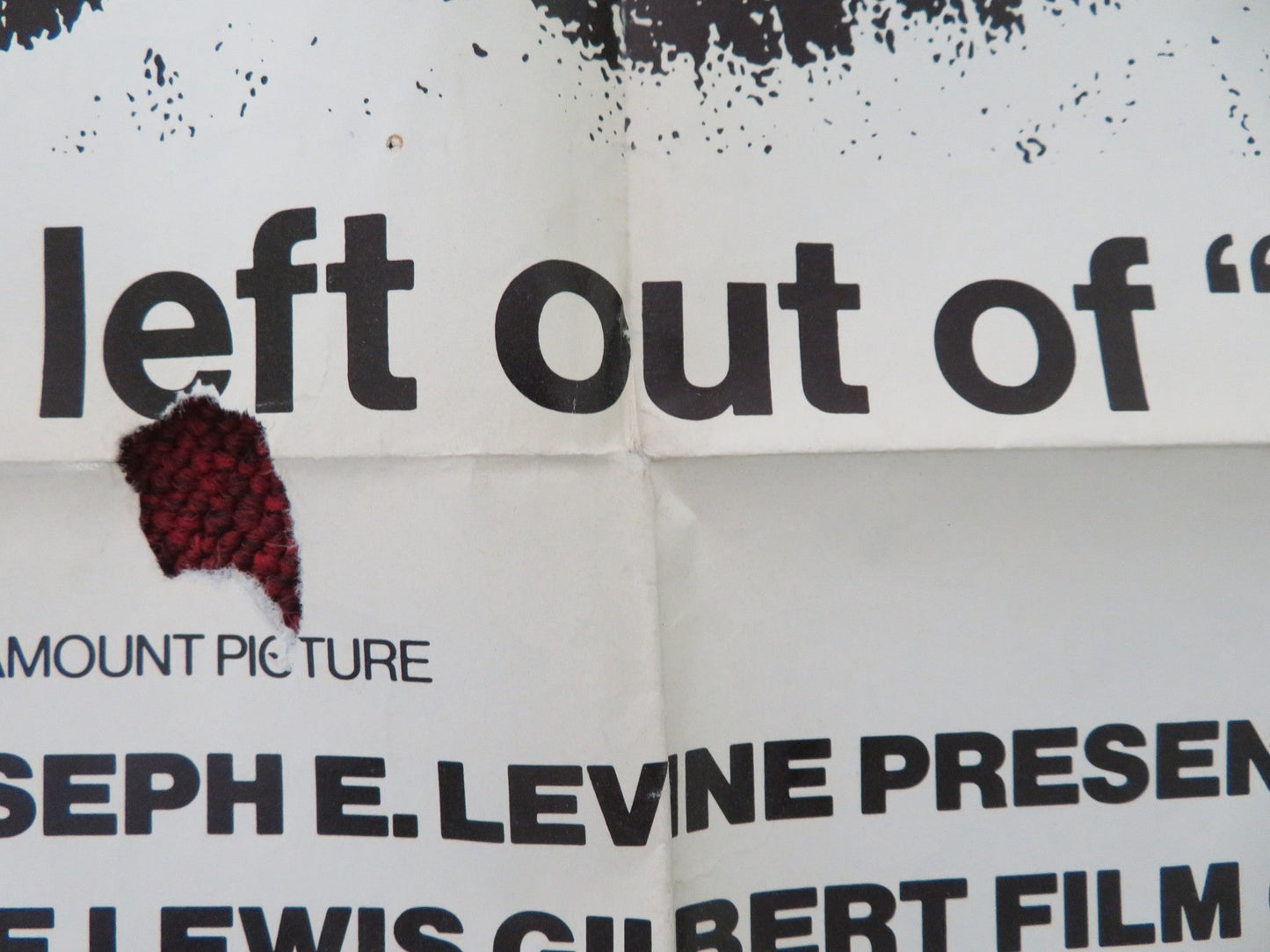 THE ADVENTURERS - B FOLDED US ONE SHEET POSTER ERNEST BORGNINE C. BERGEN 1970 Movie posters