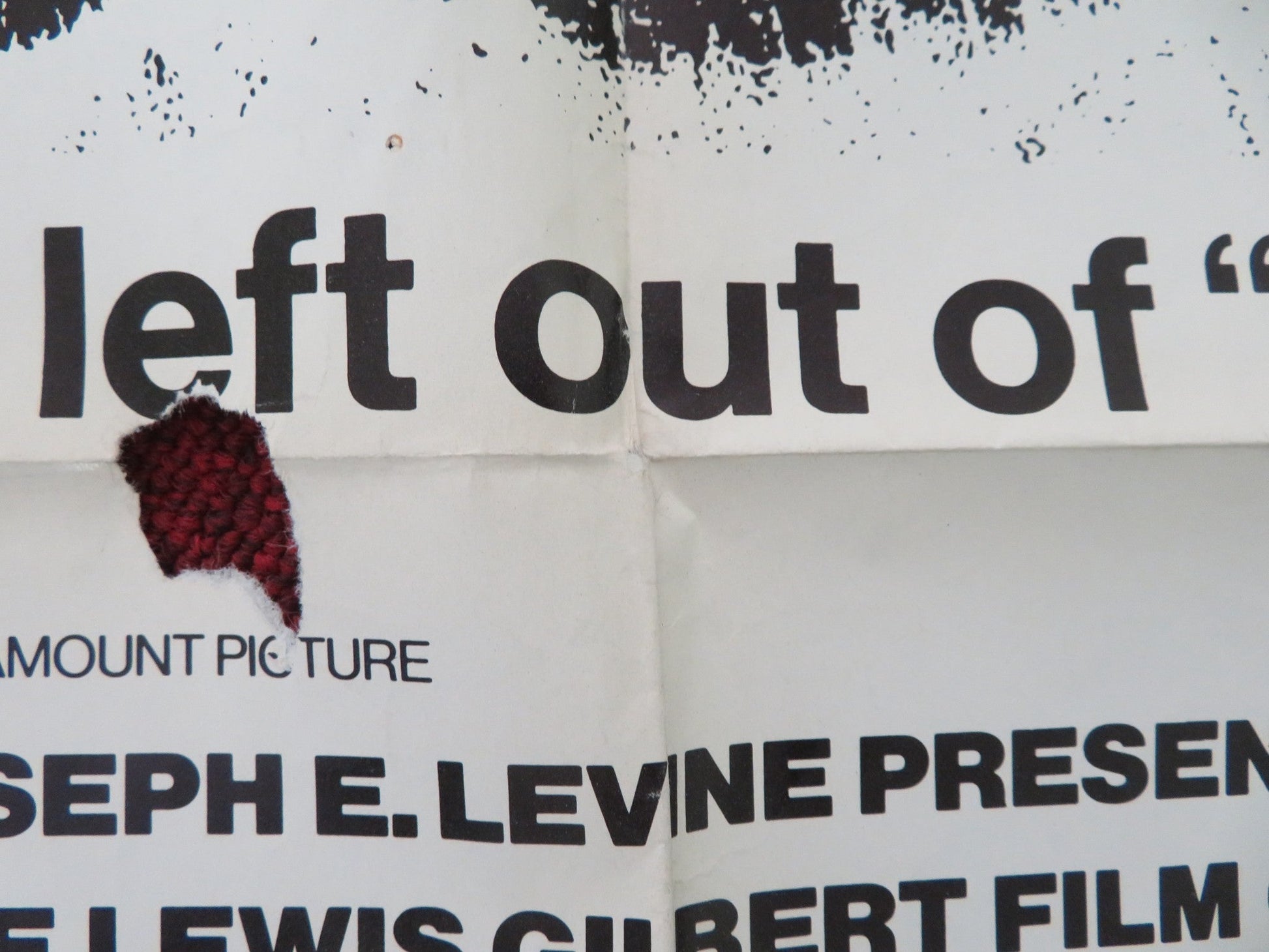 THE ADVENTURERS - B FOLDED US ONE SHEET POSTER ERNEST BORGNINE C. BERGEN 1970 Movie posters