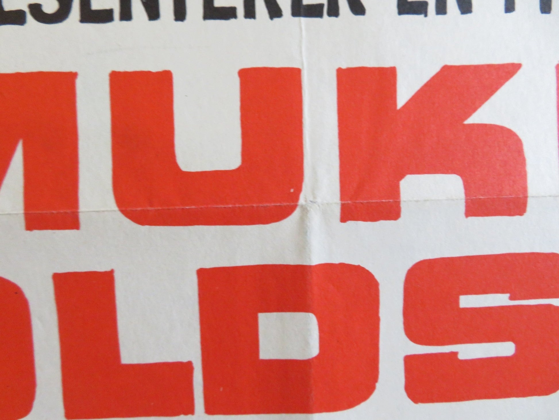 THE ADVENTURERS DANISH POSTER ROLLED CHARLES AZNAVOUR ALAN BADEL 1970 Rendezvous Cinema Movie posters