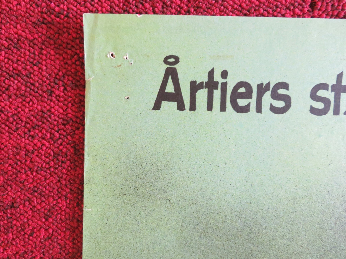 THE ADVENTURERS DANISH POSTER ROLLED CHARLES AZNAVOUR ALAN BADEL 1970 Rendezvous Cinema Movie posters