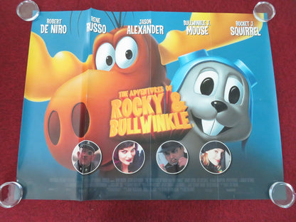 The Adventures of Rocky & Bullwinkle UK Quad Rolled Poster Robert De Niro 2000 Movie posters