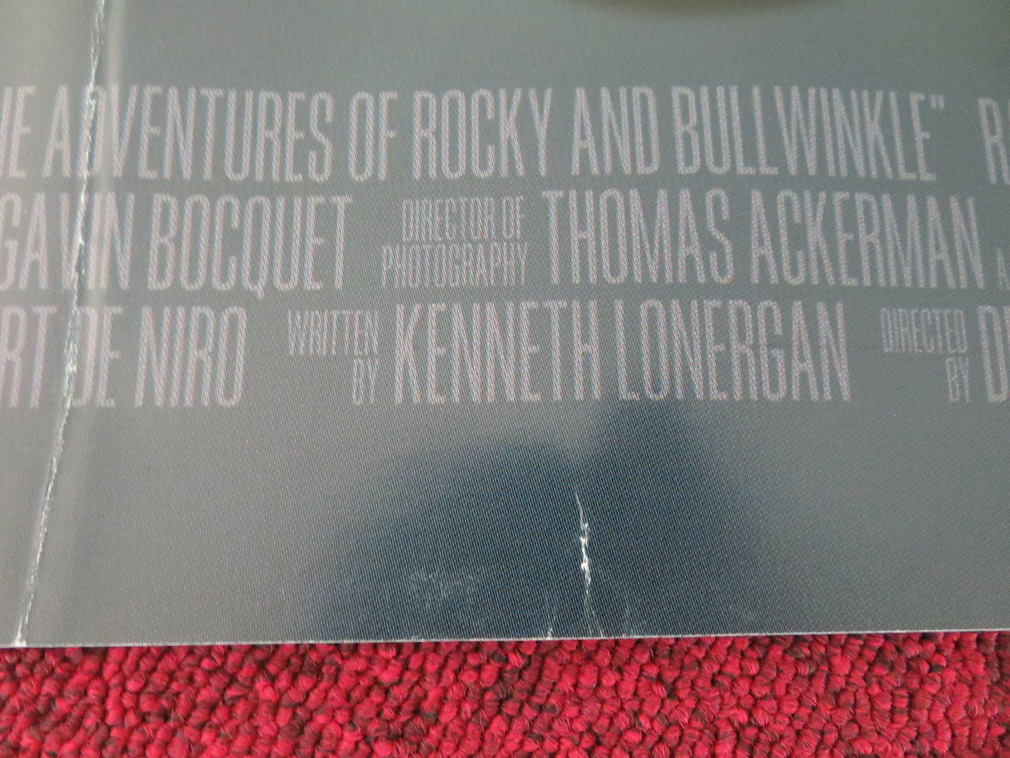 The Adventures of Rocky & Bullwinkle UK Quad Rolled Poster Robert De Niro 2000 Movie posters