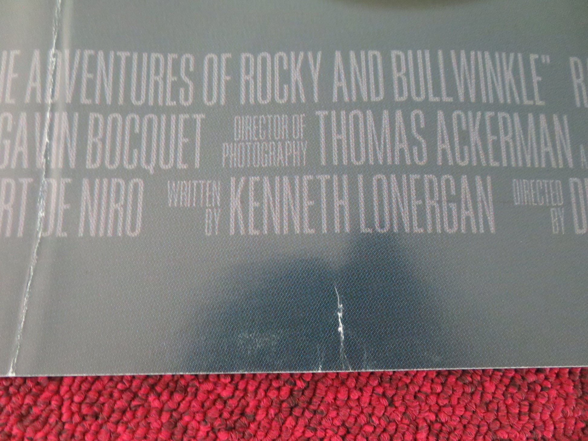 The Adventures of Rocky & Bullwinkle UK Quad Rolled Poster Robert De Niro 2000 Movie posters