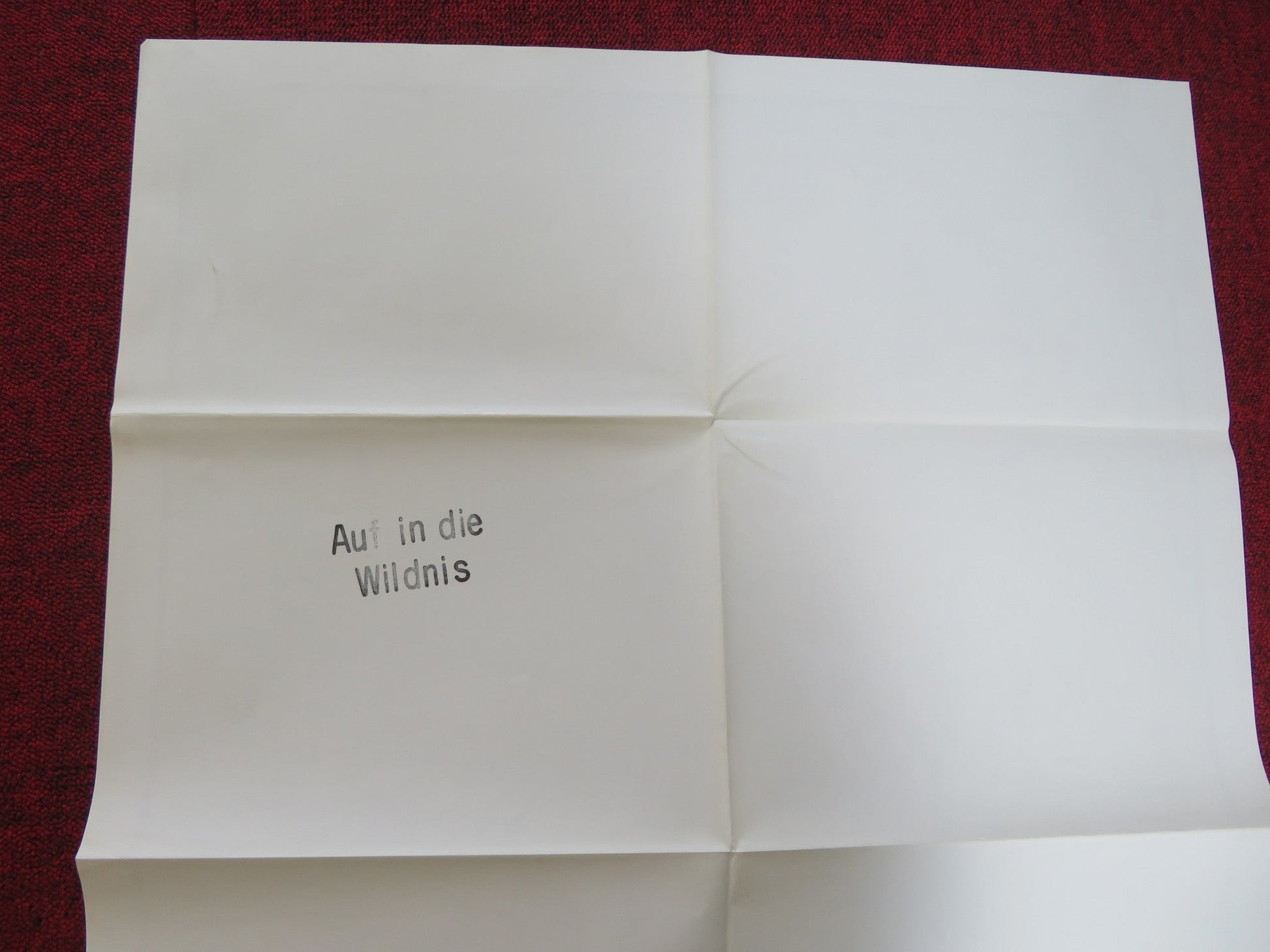 THE ADVENTURES OF THE WILDERNESS FAMILY GERMAN A1 POSTER FOLDED R. LOGAN 1981 Rendezvous Cinema Movie posters