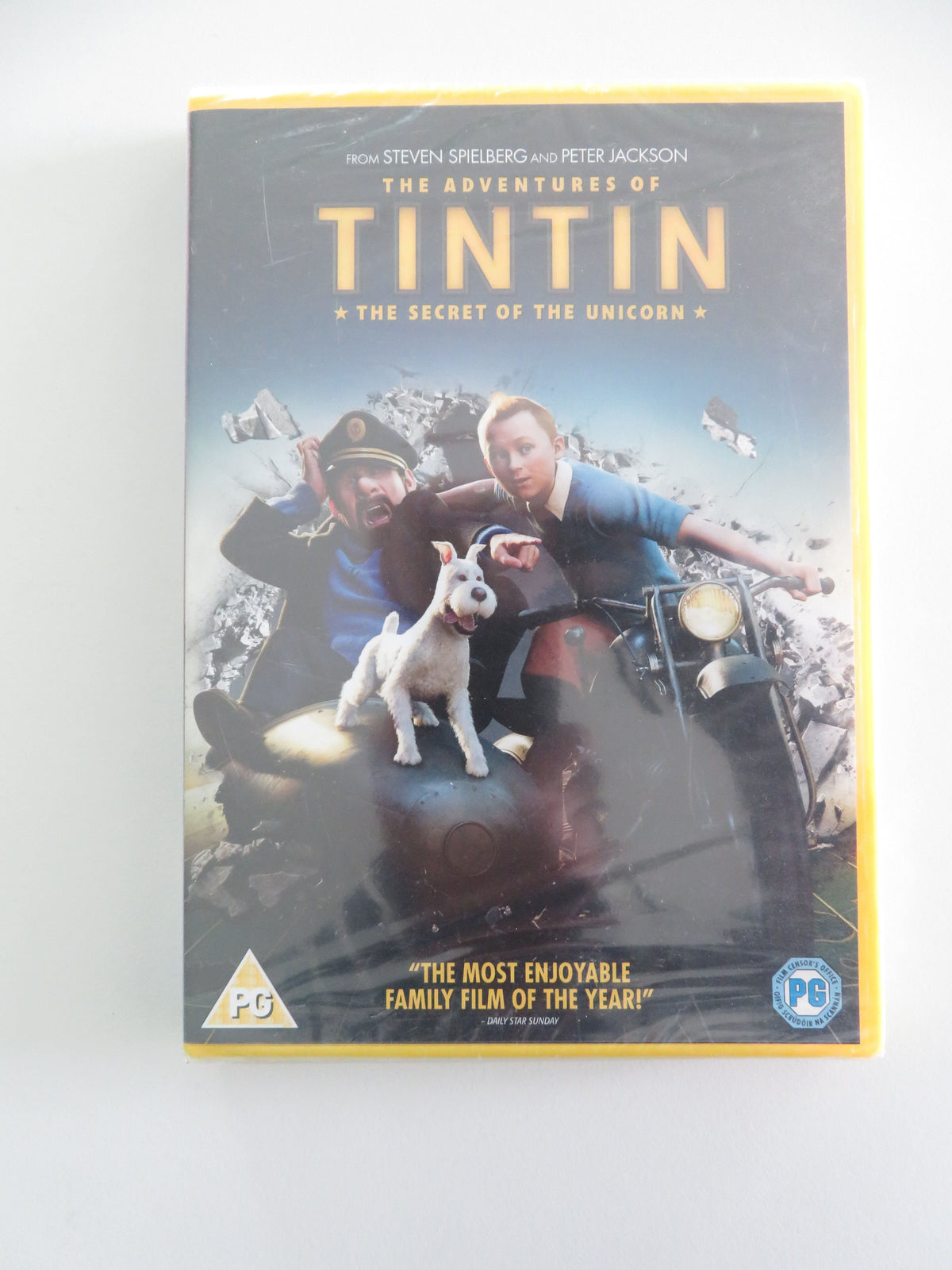 The Adventures of Tintin - B (DVD) Jamie Bell Andy Serkis 2011 Region 2 Movie posters
