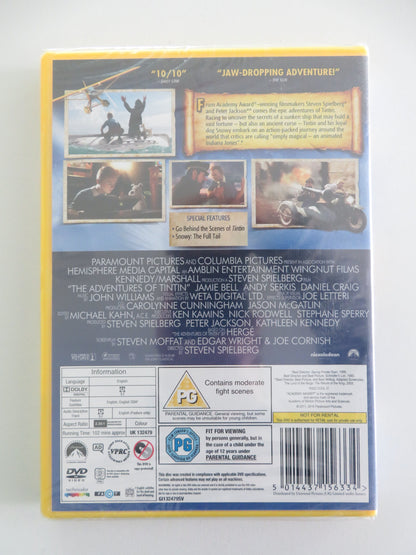 The Adventures of Tintin - B (DVD) Jamie Bell Andy Serkis 2011 Region 2 Movie posters