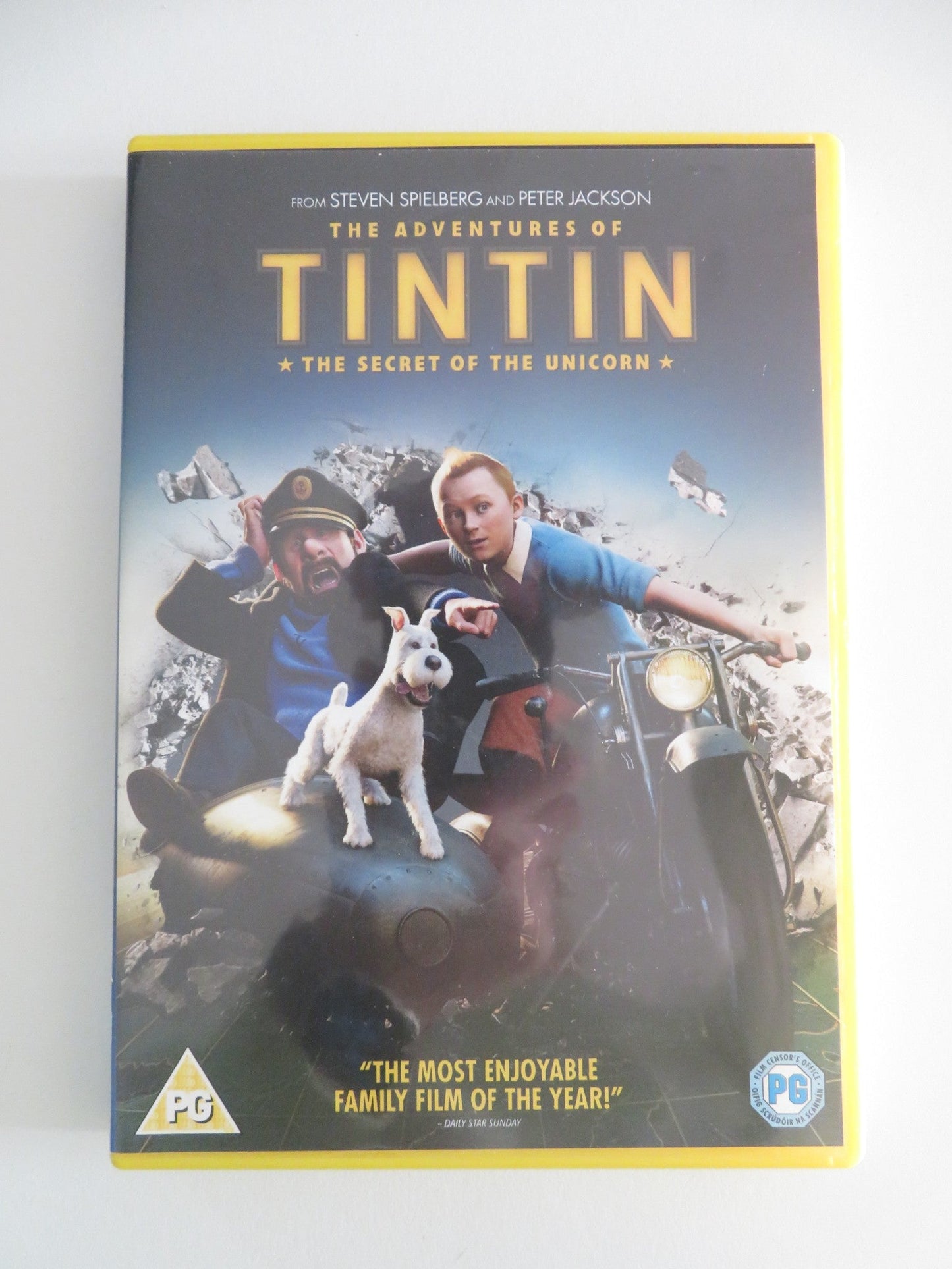 THE ADVENTURES OF TINTIN (DVD) JAMIE BELL ANDY SERKIS 2011 REGION 2 Movie posters