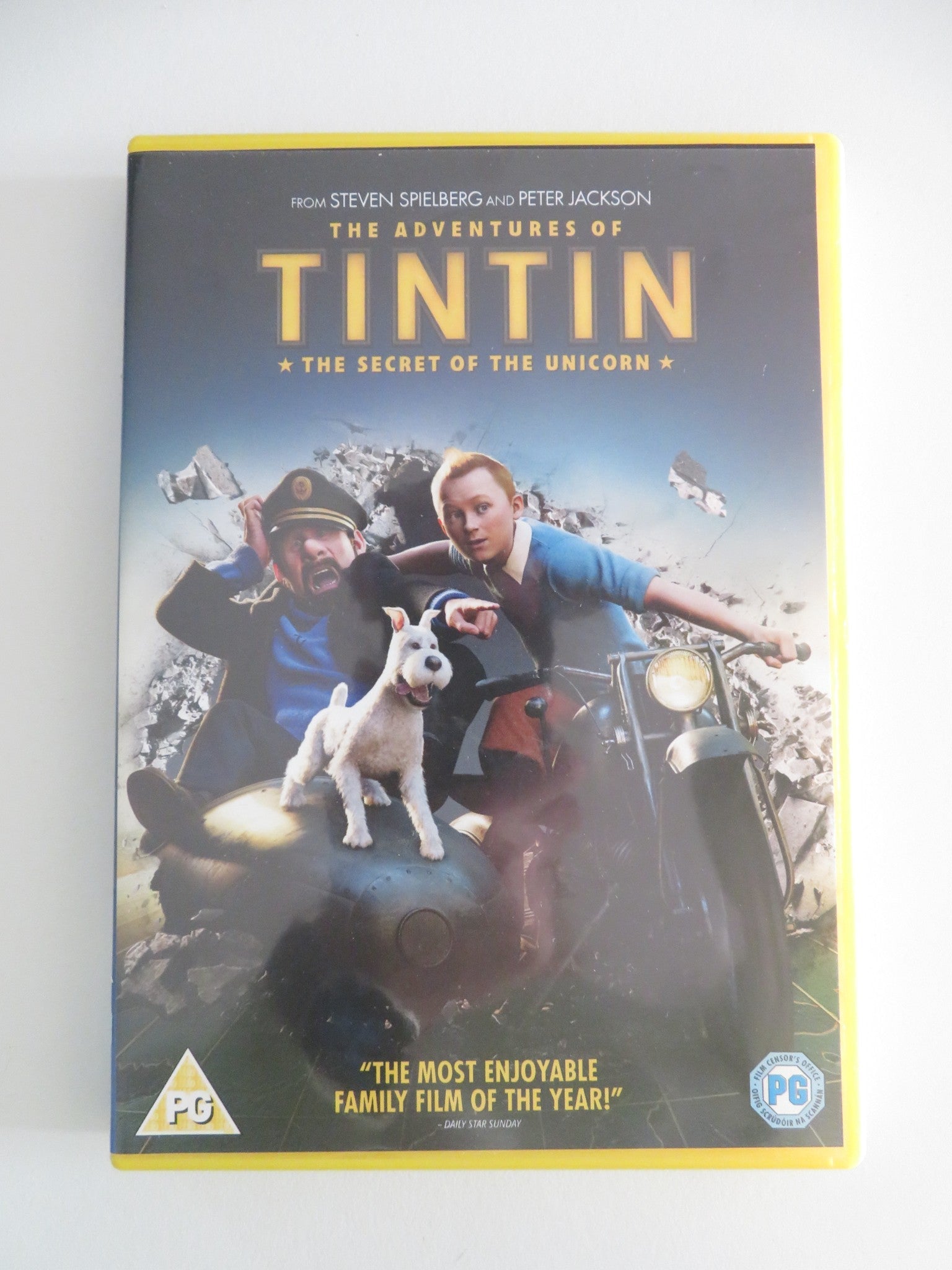 THE ADVENTURES OF TINTIN (DVD) JAMIE BELL ANDY SERKIS 2011 REGION 2 Movie posters