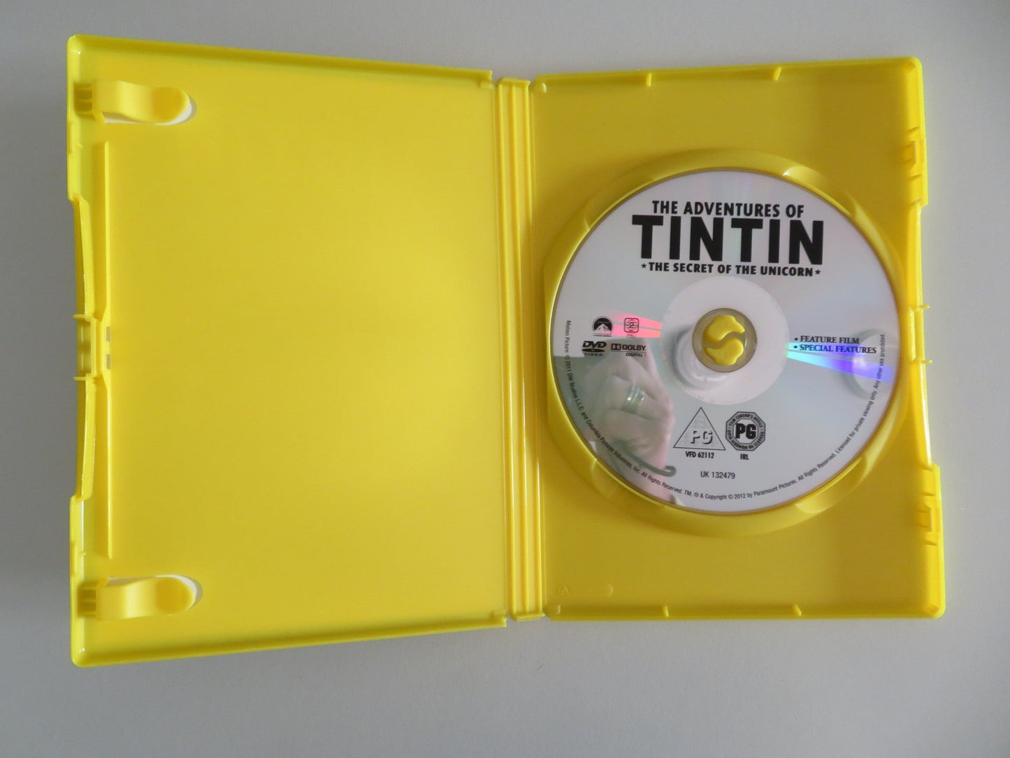 THE ADVENTURES OF TINTIN (DVD) JAMIE BELL ANDY SERKIS 2011 REGION 2 Movie posters