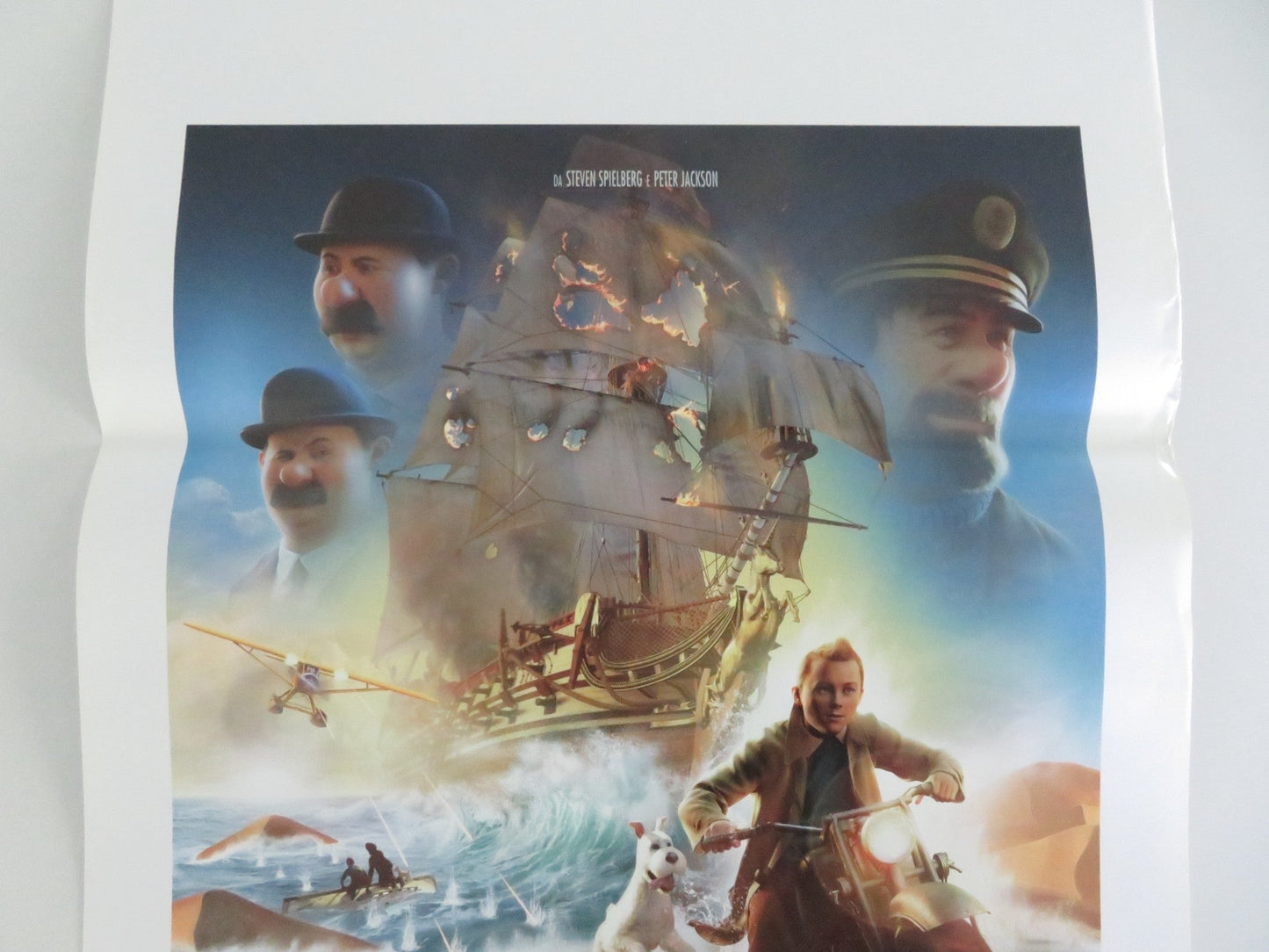 The Adventures of Tintin Italian Locandina Poster Jamie Bell Andy Serkis 2011 Movie posters
