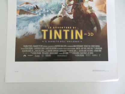 The Adventures of Tintin Italian Locandina Poster Jamie Bell Andy Serkis 2011 Movie posters