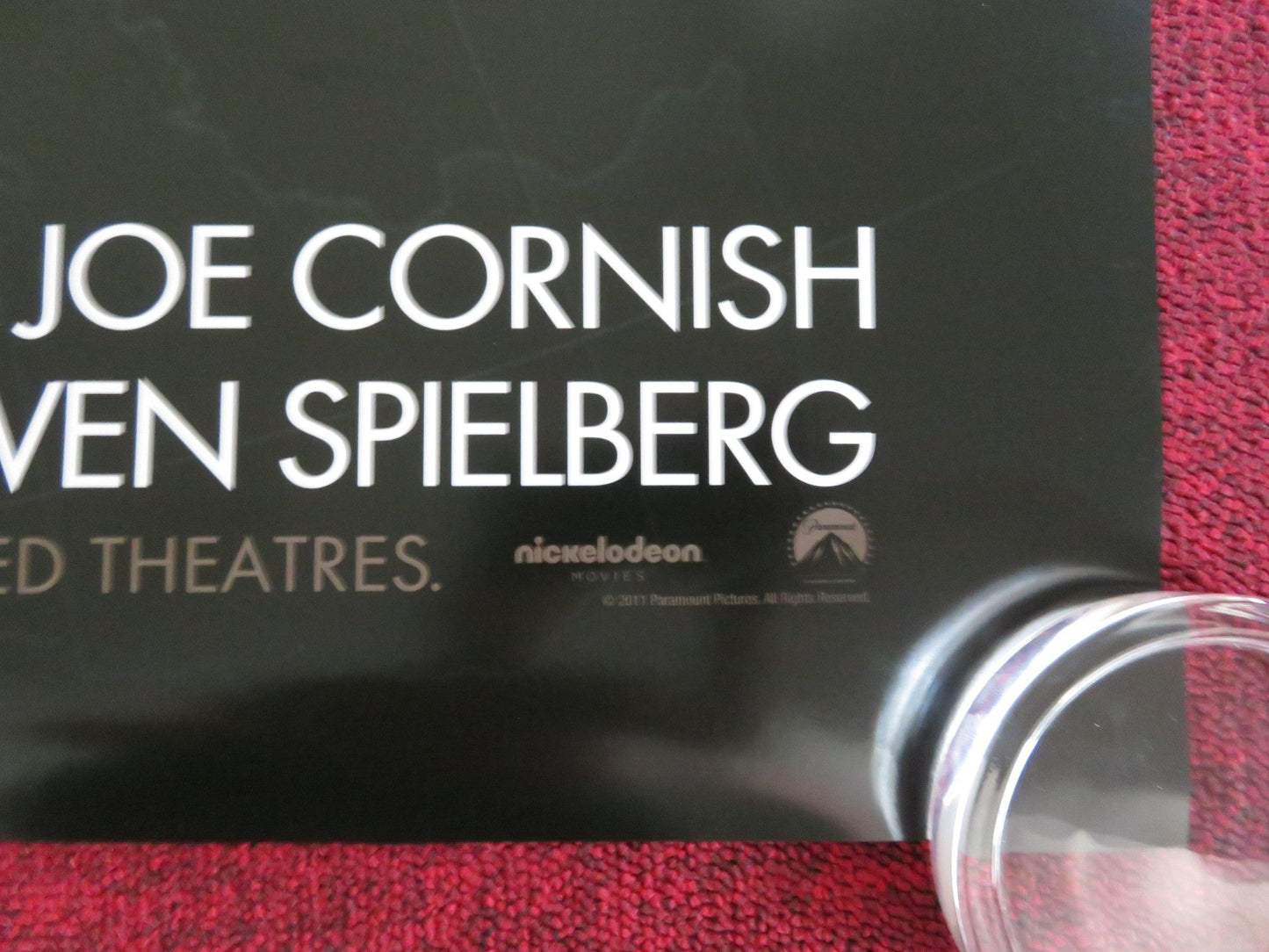 THE ADVENTURES OF TINTIN US ONE SHEET ROLLED POSTER SPIELBERG JAMIE BELL 2011 Rendezvous Cinema Movie posters