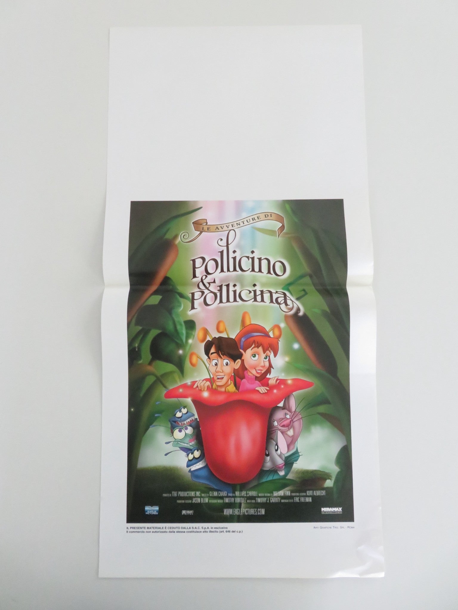 The Adventures of Tom Thumb & Thumbelina Italian Locandina Poster Wood 2002 Movie posters