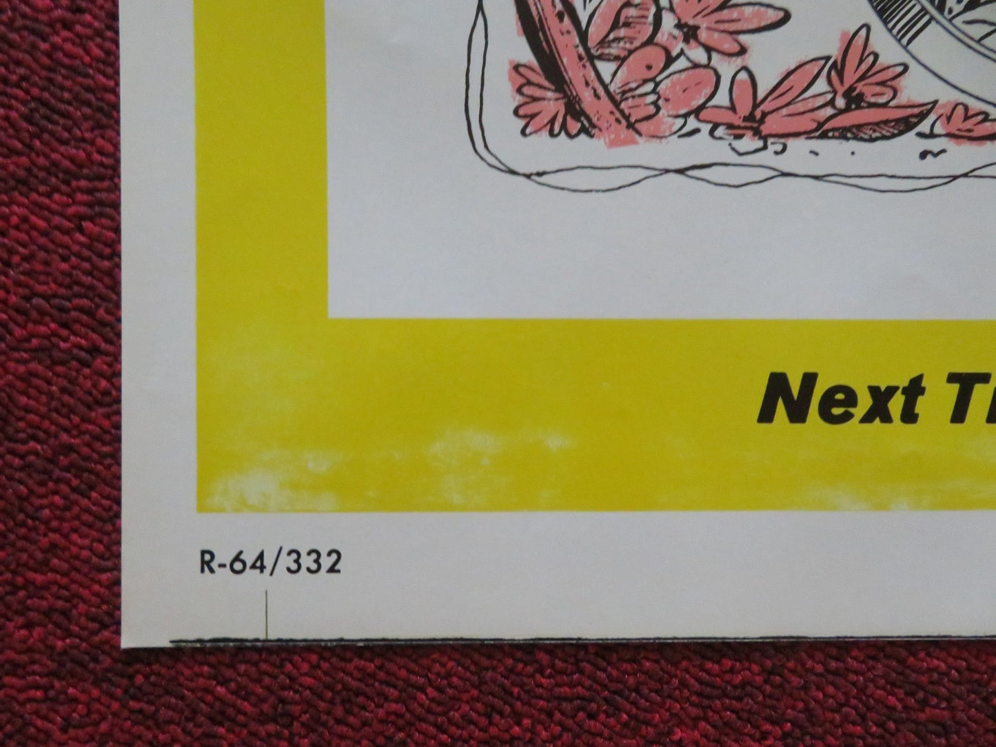 THE AFRICAN LION FOLDED US ONE SHEET POSTER DISNEY WINSTON HIBLER R1964 Movie posters