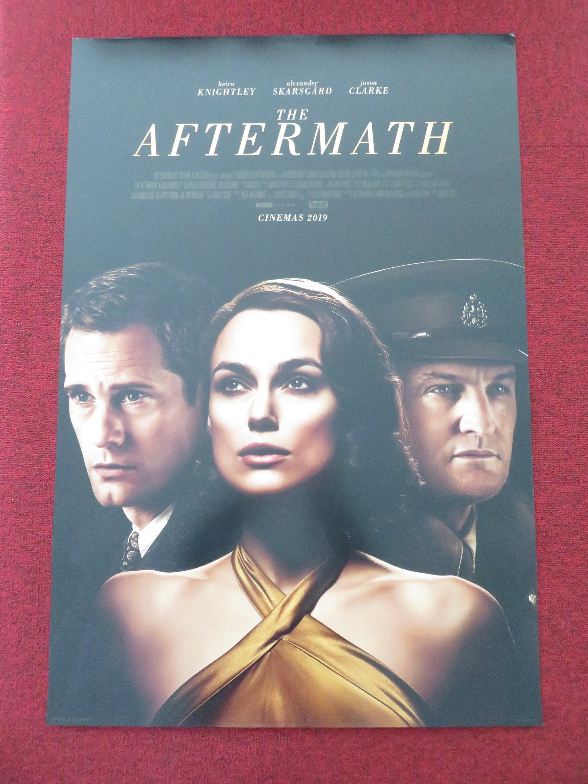 The Aftermath US One Sheet Rolled Poster Keira Knightley, Jason Clarke 2019 Movie posters