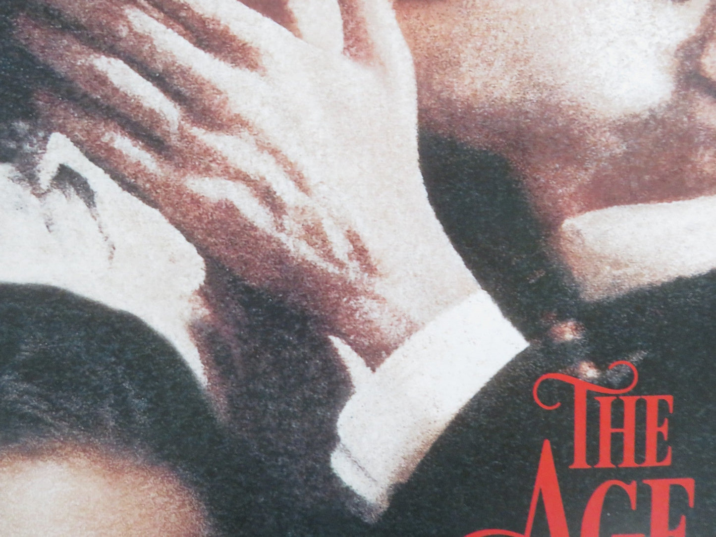 THE AGE OF INNOCENCE VHS VIDEO POSTER MARTIN SCORSESE DANIEL DAY - LEWIS 1993 Rendezvous Cinema Movie posters