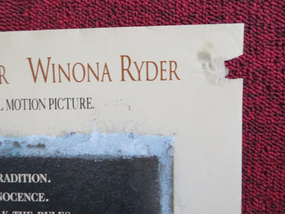 THE AGE OF INNOCENCE VHS VIDEO POSTER MARTIN SCORSESE DANIEL DAY - LEWIS 1993 Rendezvous Cinema Movie posters