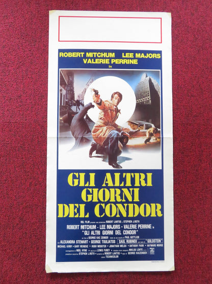 THE AGENCY ITALIAN LOCANDINA POSTER ROBERT MITCHUM LEE MAJORS 1982 Rendezvous Cinema Movie posters