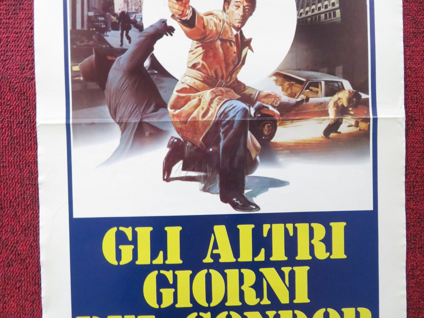 THE AGENCY ITALIAN LOCANDINA POSTER ROBERT MITCHUM LEE MAJORS 1982 Rendezvous Cinema Movie posters