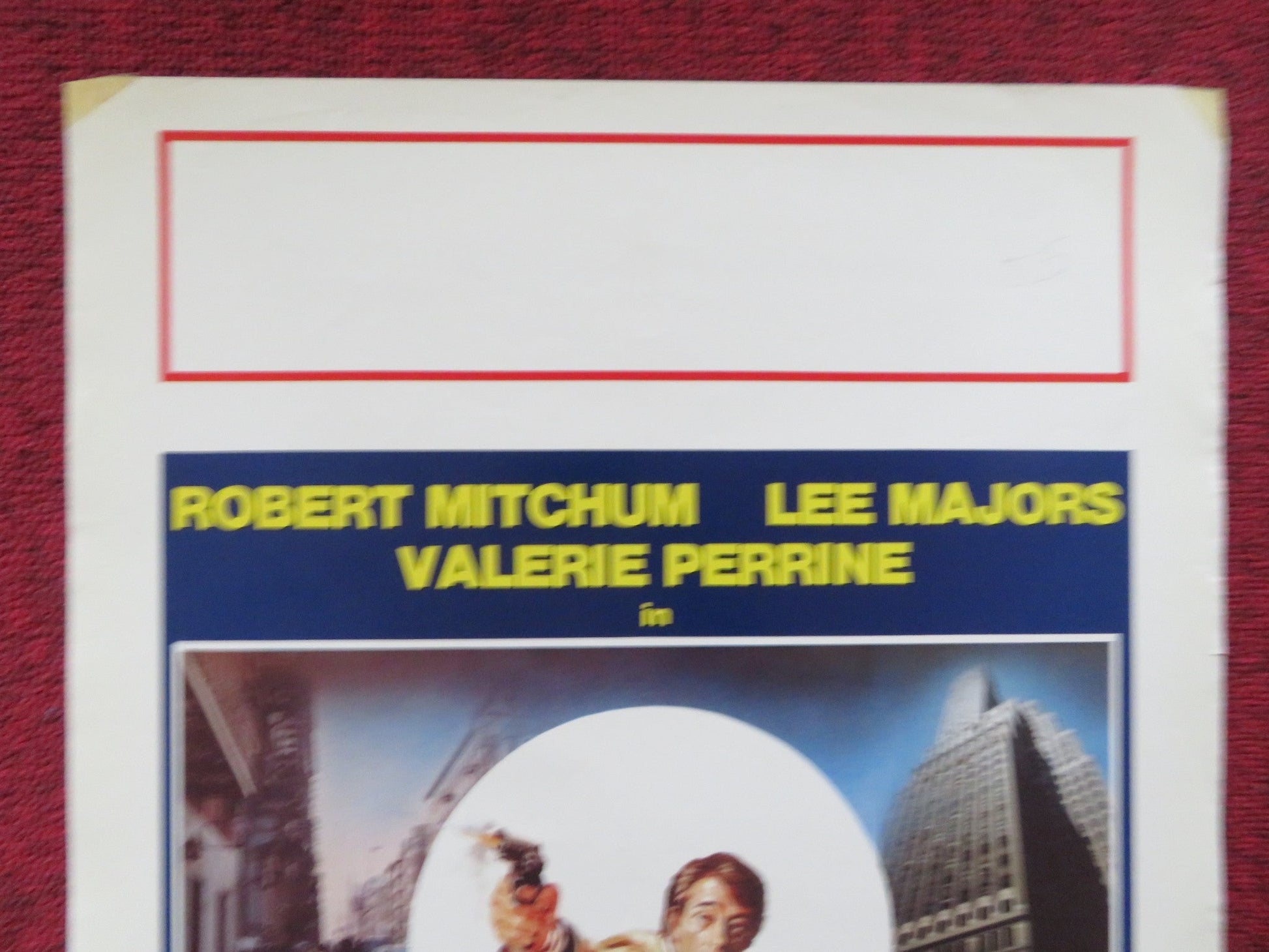 THE AGENCY ITALIAN LOCANDINA POSTER ROBERT MITCHUM LEE MAJORS 1982 Rendezvous Cinema Movie posters