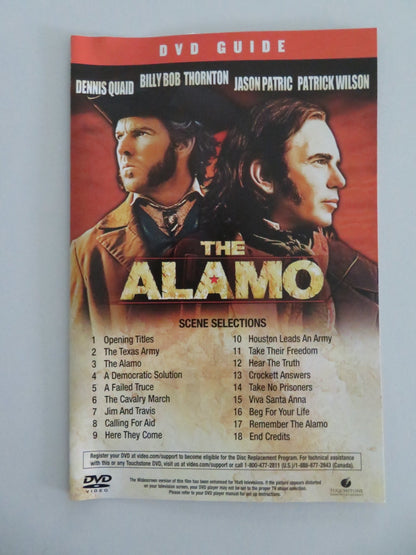 THE ALAMO (DVD) DENNIS QUAID BILLY BOB THORNTON 2004 REGION 1 Movie posters