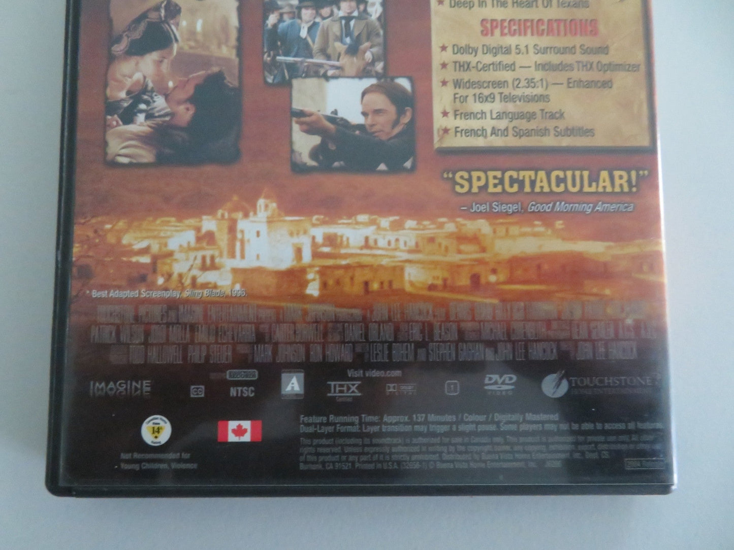 THE ALAMO (DVD) DENNIS QUAID BILLY BOB THORNTON 2004 REGION 1 Movie posters