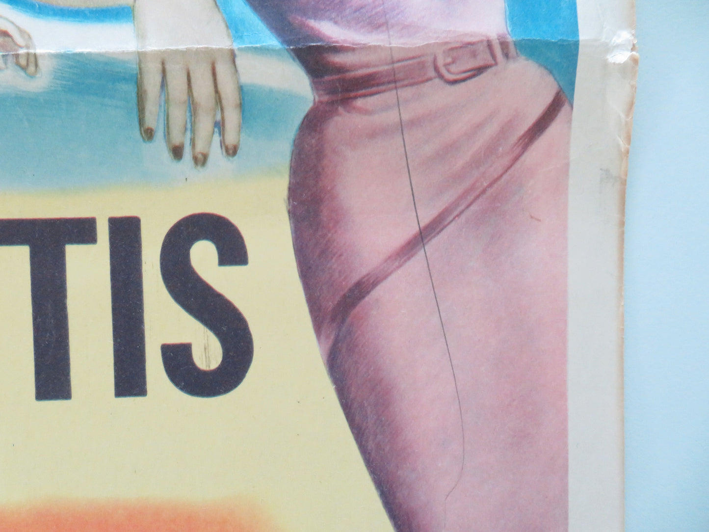 The All American US Insert Poster Tony Curtis Lori Nelson 1953 Movie posters