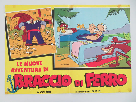 THE ALL NEW POPEYE HOUR ITALIAN FOTOBUSTA POSTER JACK MERCER MARILYN SCHREFFLER Movie posters