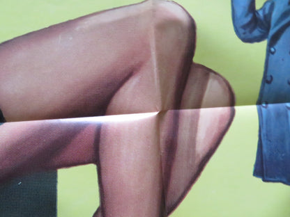 THE ALPHABET MURDERS FOLDED US ONE SHEET POSTER TONY RANDALL ANITA EKBERG 1965 Movie posters