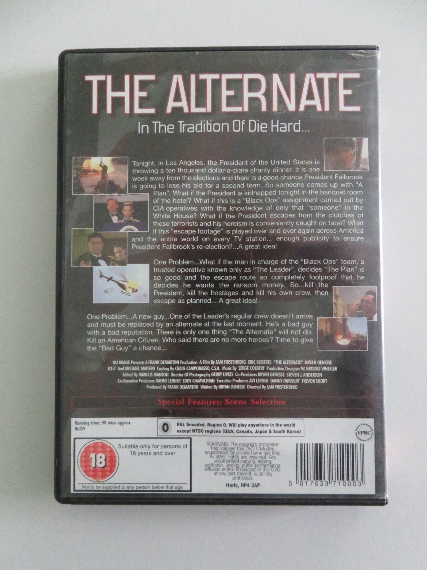 THE ALTERNATE (DVD) MICHAEL MADSEN ERIC ROBERTS 2000 REGION 0 Movie posters