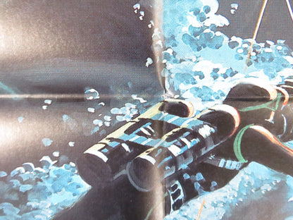 THE AMAZING CAPTAIN NEMO GERMAN A1 POSTER FOLDED JOSE FERRER B. MEREDITH 1978 Rendezvous Cinema Movie posters