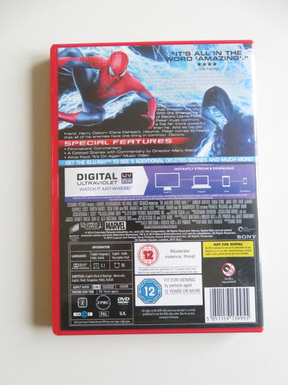 THE AMAZING SPIDER - MAN 2 (DVD) MARVEL ANDREW GARFIELD EMMA STONE 2014 REGION 2 Movie posters