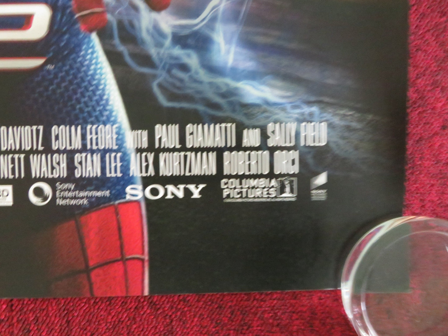 THE AMAZING SPIDER - MAN 2 UK QUAD ROLLED POSTER ANDREW GARFIELD EMMA STONE 2014 Movie posters