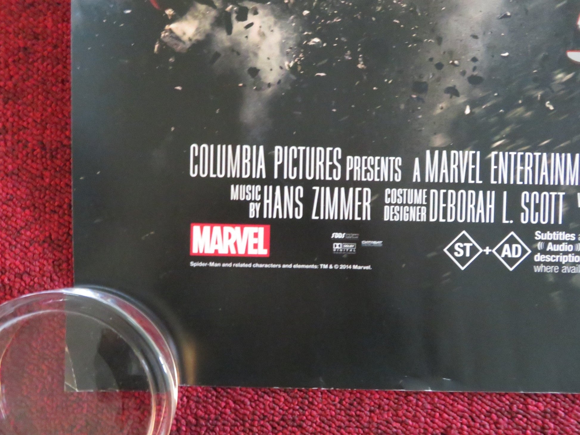 THE AMAZING SPIDER - MAN 2 UK QUAD ROLLED POSTER ANDREW GARFIELD EMMA STONE 2014 Movie posters