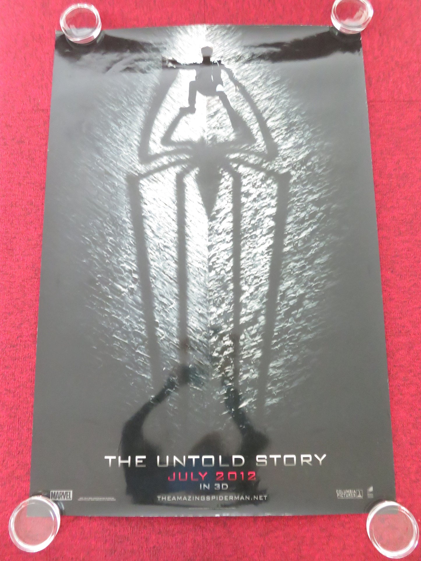 The Amazing Spider-Man US One Sheet Rolled Poster Marvel Andrew Garfield 2012 Movie posters