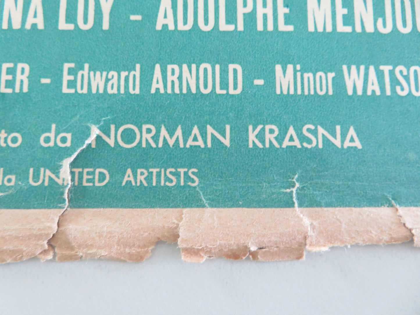 THE AMBASSADOR'S DAUGHTER ITALIAN FOTOBUSTA POSTER OLIVIA DE HAVILLAND 1956 Movie posters