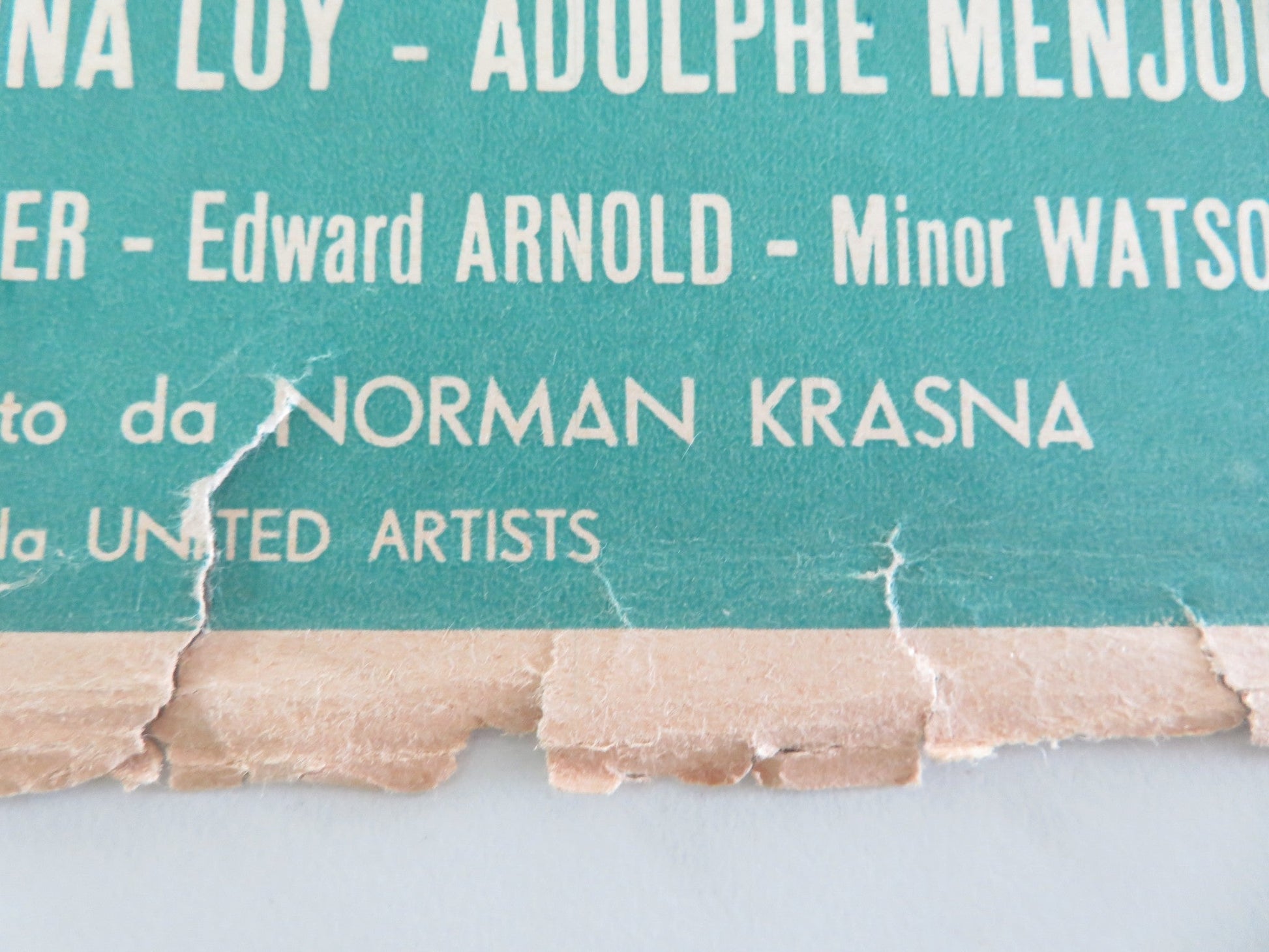 THE AMBASSADOR'S DAUGHTER ITALIAN FOTOBUSTA POSTER OLIVIA DE HAVILLAND 1956 Movie posters