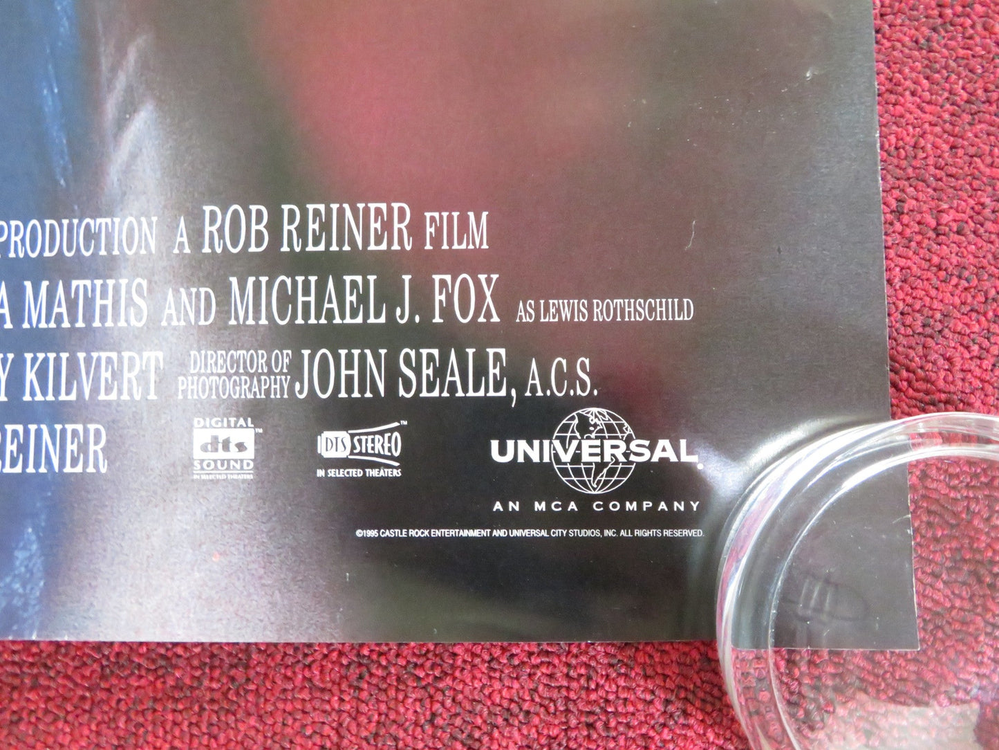 THE AMERICAN PRESIDENT US ONE SHEET ROLLED POSTER MICHAEL DOUGLAS A. BENING 1995 Rendezvous Cinema Movie posters